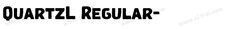 QuartzL Regular字体转换 QuartzL Regular字体转换